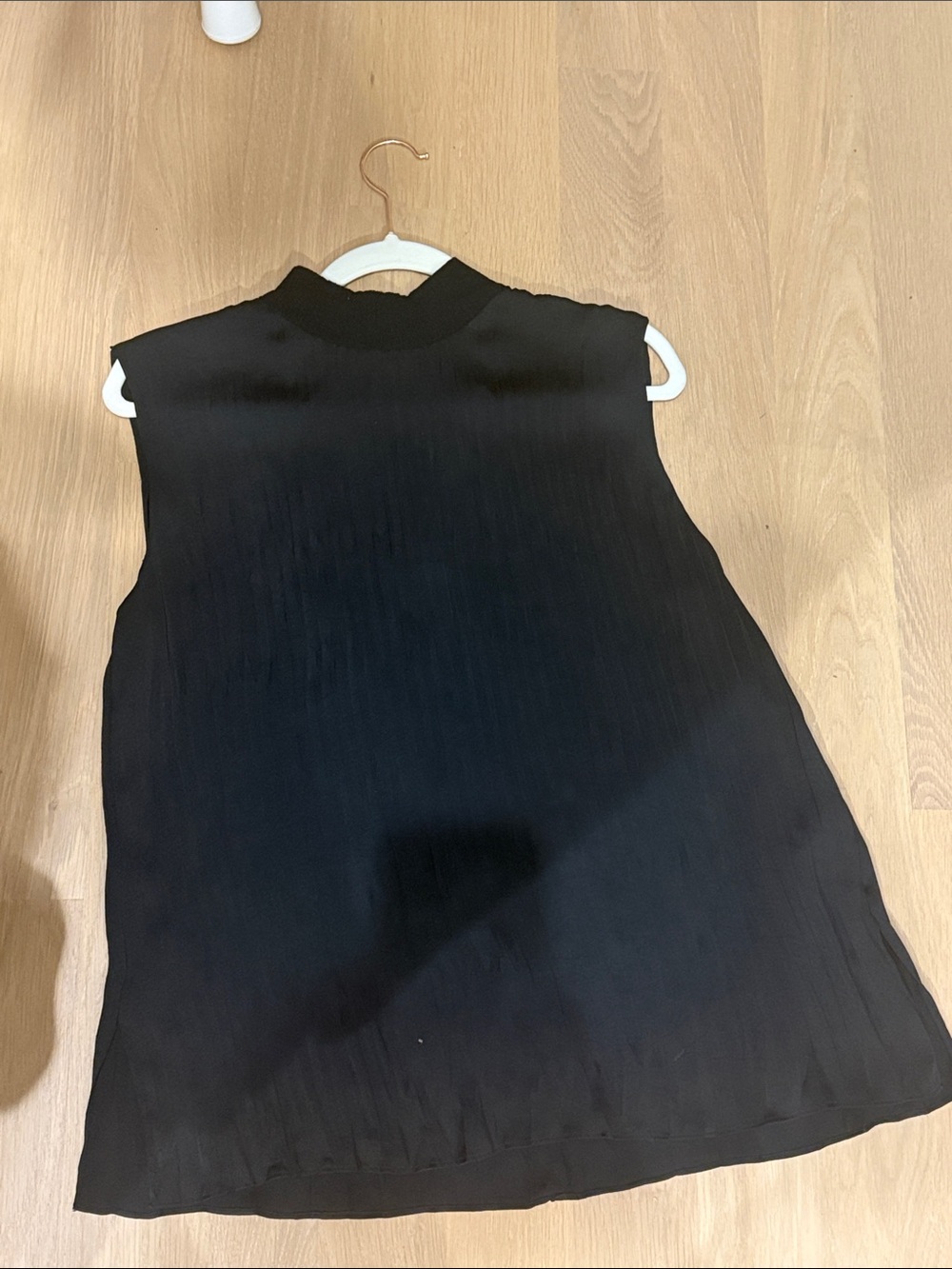 Vince Black Sleeveless Mock Neck Camisole